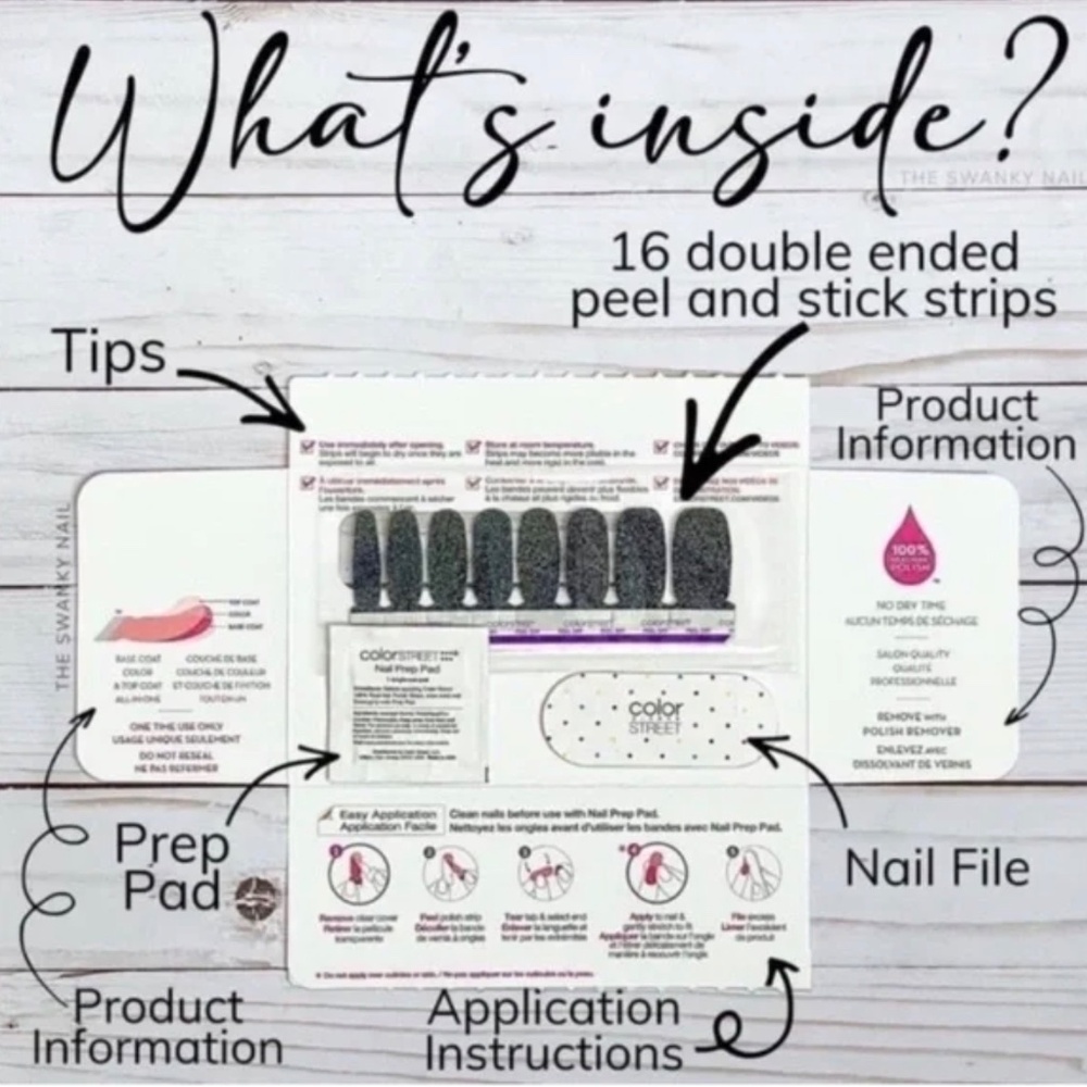 In a MOO-d Color Street Nail Polish Strips - Picture 3 of 4